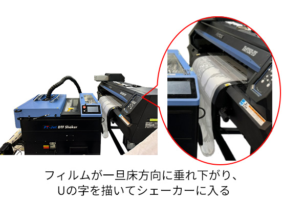 DTFシェーカーの最新情報 PT-Jet　主な特徴と差別化のポイント　（Mimaki TxF150-75対応）