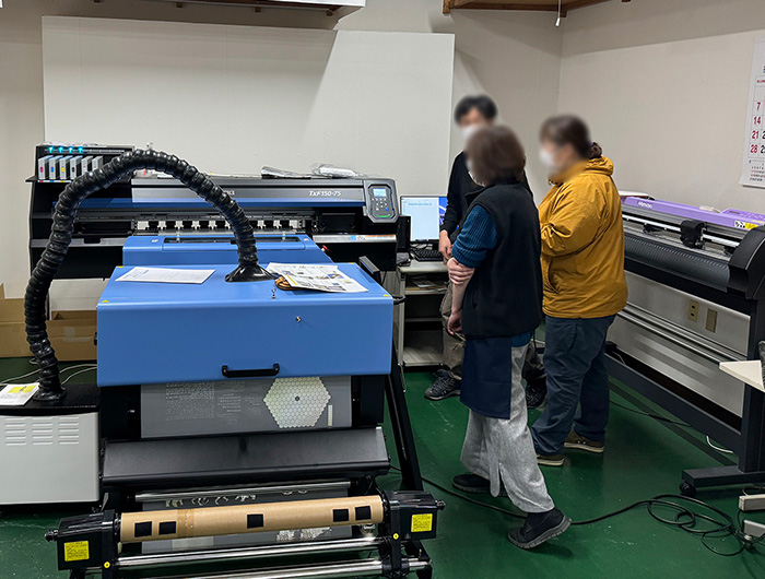 印刷業、S社様／ Mimaki TxF150-75導入