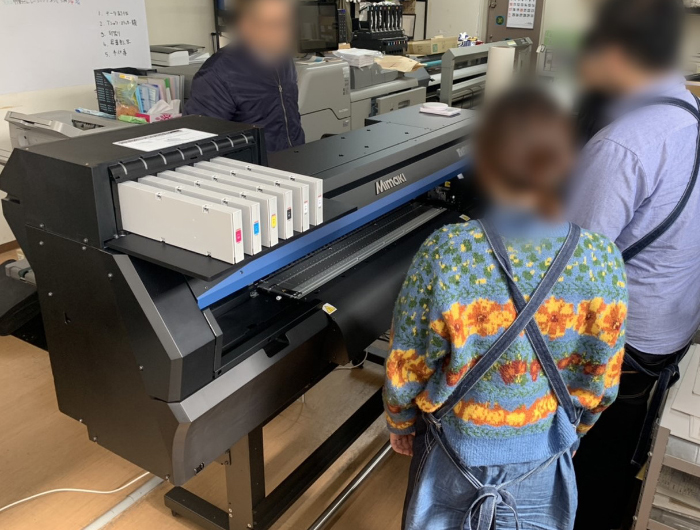 ウェアプリント業、T社様／ Mimaki TxF150-75導入