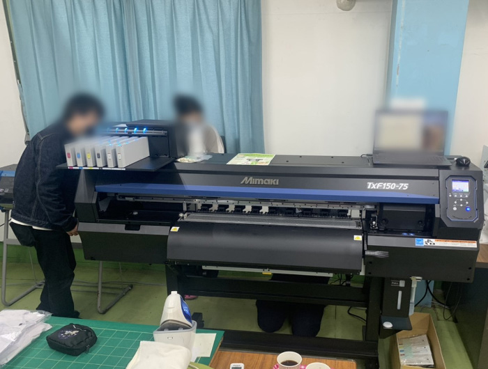 シルクスクリーンプリント業、K社様／ Mimaki TxF150-75導入