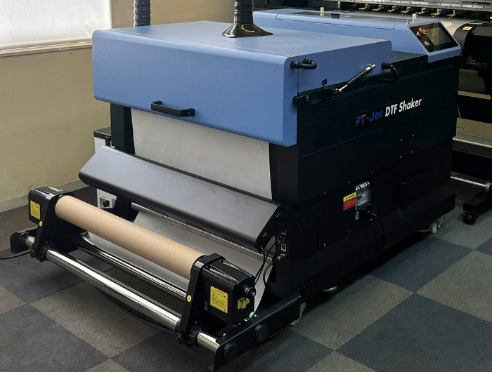 印刷業、G社様／ DTFシェーカー PT-Jet 75cm/S200導入