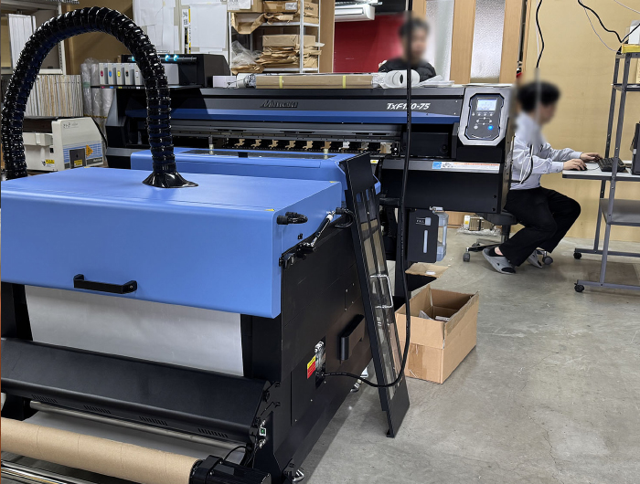 シルクスクリーン・印刷業、T社様/ Mimaki TxF150-75導入