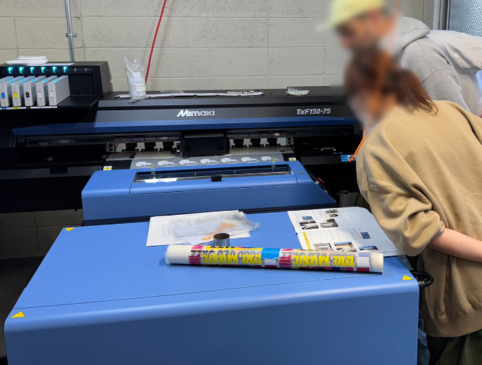 シルクスクリーン・印刷業、Y社様/ Mimaki TxF150-75導入