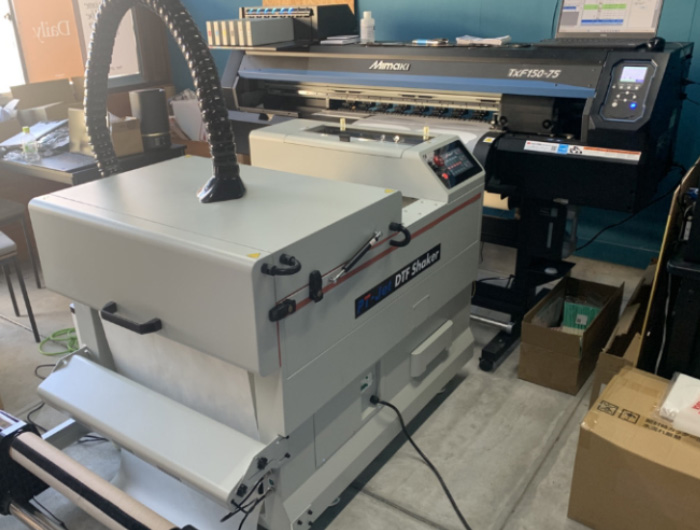 プリント業、G社様/ Mimaki TxF150-75導入