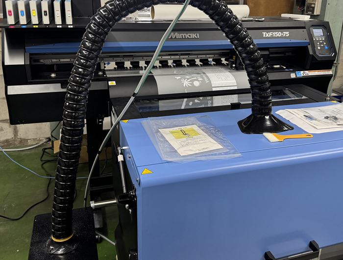 印刷業、W社様/ DTFシェーカー PT-Jet 75cm/S300-M導入