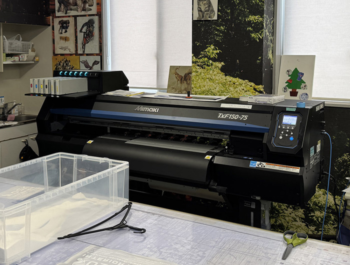 内装業、O社様／ Mimaki TxF150-75導入